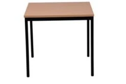 PROREGAL Bürotisch Wolf | Quadratisch | HxBxT 75x70x70 Cm | Schwarz-Buche -Proregal 0057175c 2c31 4ffd b6e9 44526cd9f668 1