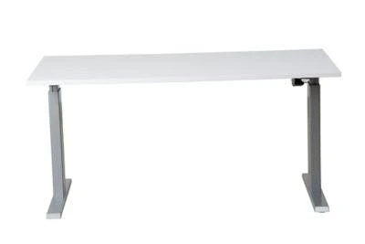 PROREGAL Elektrisch Höhenverstellbarer Schreibtisch Zebra | HxBxT 70-116x140x80 Cm | Silber-Buche 7 PROREGAL Elektrisch Höhenverstellbarer Schreibtisch Zebra | HxBxT 70-116x140x80 Cm | Silber-Buche – Bild 5