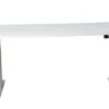 PROREGAL Elektrisch Höhenverstellbarer Schreibtisch Zebra | HxBxT 70-116x140x80 Cm | Silber-Weiß -Proregal 01309ab8 61d2 4215 a073 5ad1c0c02f27