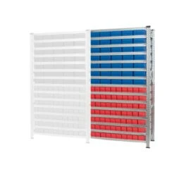 PROREGAL Anbauregal Zum Fachbodenregal Für Industrieboxen (ohne Boxen) | 12 Fachböden | HxBxT 197x112x40cm | Fachlast 235kg | Verzinkt -Proregal 01f8f238 f8b1 4fc0 94d5 27e7434e086f