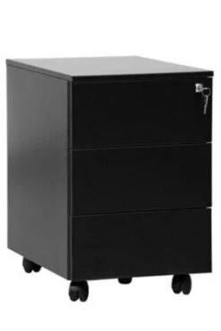 PROREGAL Rollcontainer Panther | 3 Schubladen| HxBxT 61x40x60 Cm | Schwarz -Proregal 069c888e 91d0 43ab 9291 116ecb71d986