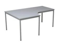 PROREGAL Bürotisch Wolf | Freiform | Winkel Links | HxBxT 75x180x80 Cm | Grau -Proregal 07344934 8b7d 4cd9 9248 b29510d8c8d2