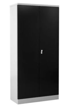 PROREGAL Garderobenspind Seal | HxBxT 195x92x42 Cm | Grau-Anthrazit -Proregal 090dd803 c4e8 4ff9 a93d 462d31465152