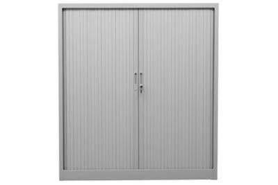 PROREGAL Rollladenschrank Weasel | 2 Ordernhöhen | HxBxT 75x120x46 Cm | Grau 7 PROREGAL Rollladenschrank Weasel | 2 Ordernhöhen | HxBxT 75x120x46 Cm | Grau – Bild 5