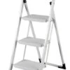 PROREGAL Small Giraffe Einseitige Metall-Klappleiter | 3 Stufen | Weiß |120kg Tragkraft | Leiter, Trittleiter, Stufenleiter, Haushaltsleiter 1 PROREGAL Small Giraffe Einseitige Metall-Klappleiter | 3 Stufen | Weiß |120kg Tragkraft | Leiter, Trittleiter, Stufenleiter, Haushaltsleiter -Proregal 0bf9c612 9204 4c9d 9ef5 08d677a062e2 4