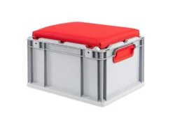 PROREGAL 5x Sitzkissen Für Eurobox NextGen Seat Box | BxT 30x40cm | Rot | Eurobehälter, Sitzbox, Transportbox, Transportbehälter -Proregal 0ec97671 2cf2 4b8e be11 7c214103354b
