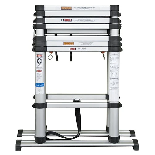 PROREGAL Metal Flexible Single Giraffe Aluminium-Teleskop-Anlegeleiter | 11 Sprossen | HxB 78-320x47cm | 150kg Tragkraft | Teleskopleiter, Trittleiter 6 PROREGAL Metal Flexible Single Giraffe Aluminium-Teleskop-Anlegeleiter | 11 Sprossen | HxB 78-320x47cm | 150kg Tragkraft | Teleskopleiter, Trittleiter – Bild 4