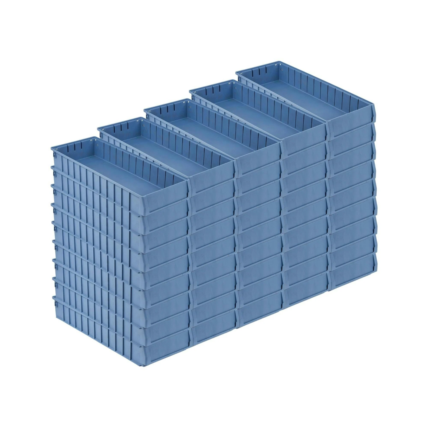 PROREGAL Fachbodenregal Mit 45x Regalkästen 600 BN | 9 Fachböden | HxBxT 197x142x60cm | Fachlast 180kg | Verzinkt 8 PROREGAL Fachbodenregal Mit 45x Regalkästen 600 BN | 9 Fachböden | HxBxT 197x142x60cm | Fachlast 180kg | Verzinkt – Bild 6