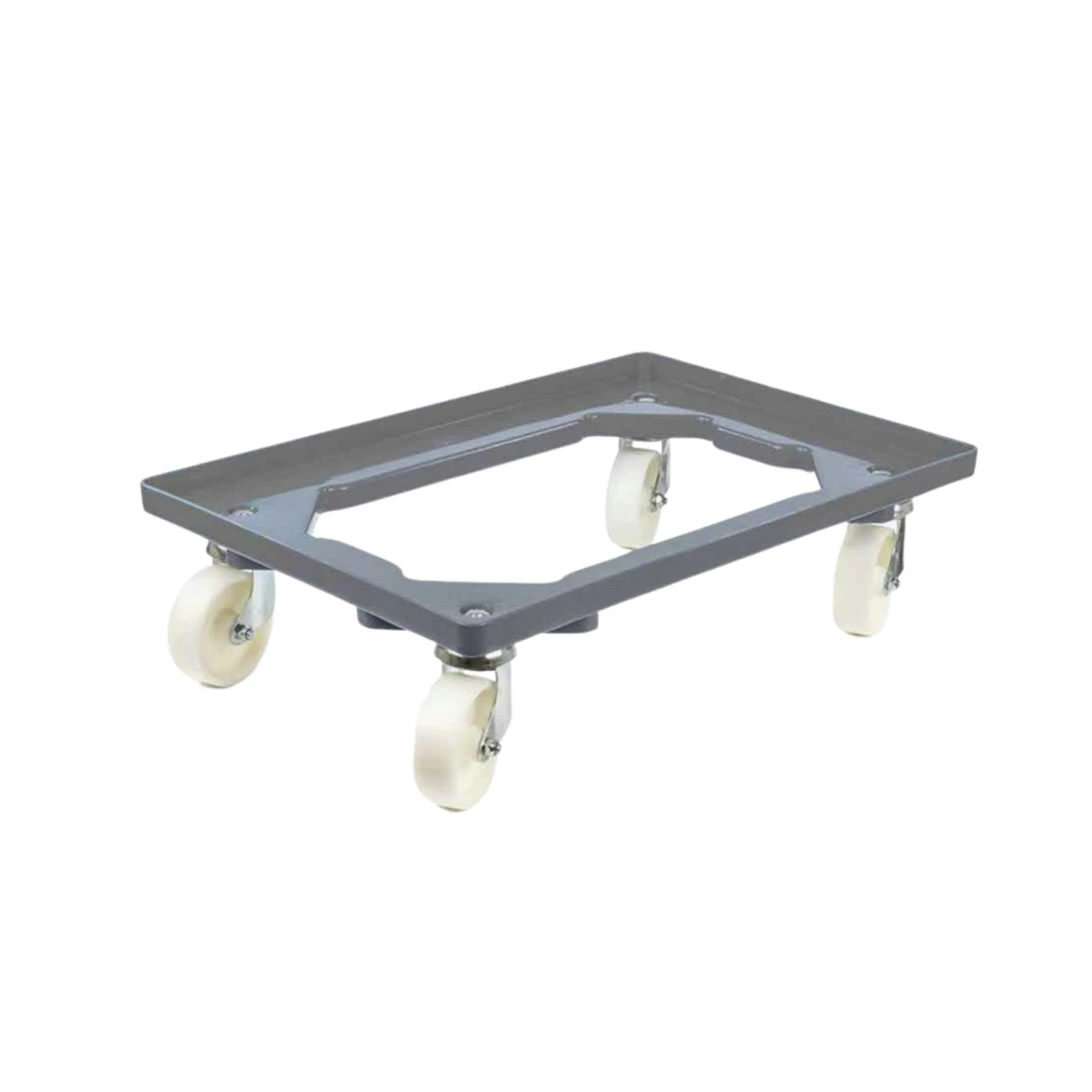 PROREGAL Transportroller Für Euroboxen 60x40cm Mit Kunststoffräder Grün | Offenes Deck | 4 Lenkrollen | Traglast 300kg 7 PROREGAL Transportroller Für Euroboxen 60x40cm Mit Kunststoffräder Grün | Offenes Deck | 4 Lenkrollen | Traglast 300kg – Bild 5