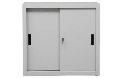 PROREGAL Schiebetürenschrank Ant | 2 Ordernhöhen | HxBxT 75x120x45 Cm | Grau 5 PROREGAL Schiebetürenschrank Ant | 2 Ordernhöhen | HxBxT 75x120x45 Cm | Grau – Bild 3