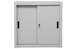 PROREGAL Schiebetürenschrank Ant | 2 Ordernhöhen | HxBxT 75x160x45 Cm | Grau -Proregal 1511021b c385 49a7 838a b9bd79b24192 4