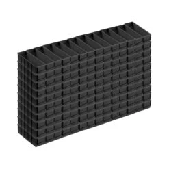 PROREGAL Fachbodenregal Mit 140x Leitfähigen Industrieboxen 500S Schwarz | 15 Fachböden | HxBxT 197x112x50cm | Verzinkt -Proregal 151170d0 06fc 4426 a821 46f7b531bfb0