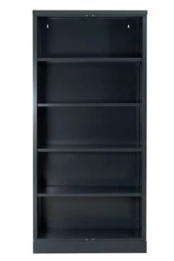 PROREGAL Aktenregal Butterlfy | 5 Ordernhöhen | HxBxT 195x92x42 Cm | Anthrazit