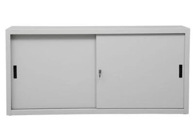 PROREGAL Schiebetürenschrank Ant | 2 Ordernhöhen | HxBxT 75x120x45 Cm | Grau 4 PROREGAL Schiebetürenschrank Ant | 2 Ordernhöhen | HxBxT 75x120x45 Cm | Grau – Bild 2