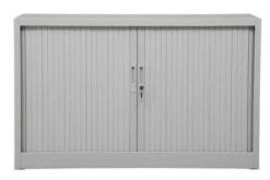 PROREGAL Rollladenschrank Weasel | 2 Ordernhöhen | HxBxT 75x80x46 Cm | Grau -Proregal 19ca5499 368f 4c13 9ed7 d25a2376dc0f 3