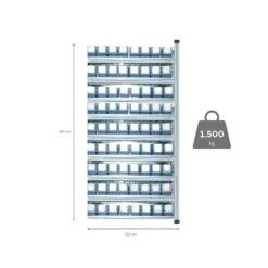 PROREGAL Anbauregal Zum Fachbodenregal Für Regalkästen (ohne Boxen) | 9 Fachböden | HxBxT 197x112x32cm | Fachlast 235kg | Verzinkt 15 PROREGAL Anbauregal Zum Fachbodenregal Für Regalkästen (ohne Boxen) | 9 Fachböden | HxBxT 197x112x32cm | Fachlast 235kg | Verzinkt -Proregal 21aa3a11 5183 4111 a1c9 cde71f278db4