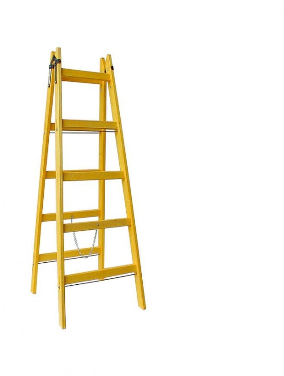 PROREGAL Wood Double Giraffe Holz-Sprossen-Stehleiter | 2x5 Sprossen | 165cm Hoch | Leiter, Trittleiter, Bockleiter, Sprossen-Doppellleiter 3 PROREGAL Wood Double Giraffe Holz-Sprossen-Stehleiter | 2x5 Sprossen | 165cm Hoch | Leiter, Trittleiter, Bockleiter, Sprossen-Doppellleiter