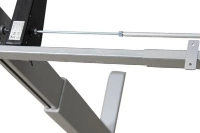 PROREGAL Elektrisch Höhenverstellbarer Schreibtisch Zebra | HxBxT 70-116x180x80 Cm | Silber-Grau 9 PROREGAL Elektrisch Höhenverstellbarer Schreibtisch Zebra | HxBxT 70-116x180x80 Cm | Silber-Grau – Bild 7