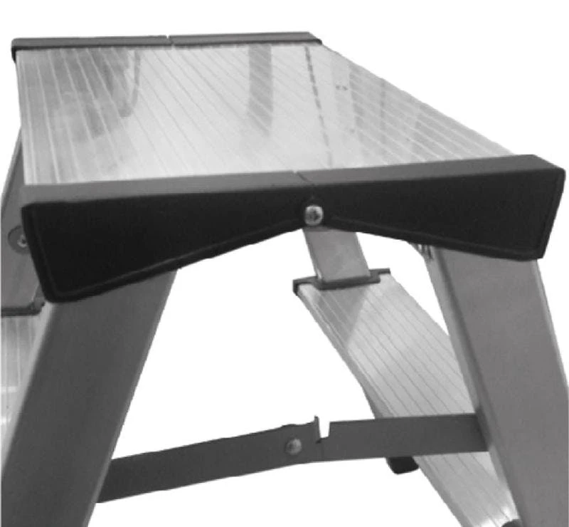 PROREGAL Metal Double Giraffe Doppelseitige-Aluminium-Stufenstehleiter | 3 Stufen | 125kg Tragkraft | Leiter Trittleiter Stufenleiter Haushaltsleiter 9 PROREGAL Metal Double Giraffe Doppelseitige-Aluminium-Stufenstehleiter | 3 Stufen | 125kg Tragkraft | Leiter Trittleiter Stufenleiter Haushaltsleiter – Bild 7