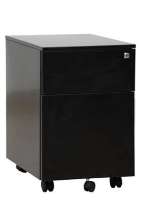 PROREGAL Rollcontainer Lynx | 1 Schublade & 1 Hängeschub| HxBxT 61x40x60 Cm | Schwarz 8 PROREGAL Rollcontainer Lynx | 1 Schublade & 1 Hängeschub| HxBxT 61x40x60 Cm | Schwarz – Bild 6