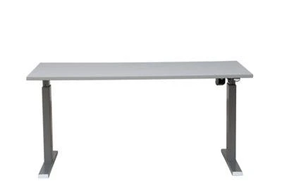 PROREGAL Elektrisch Höhenverstellbarer Schreibtisch Zebra | HxBxT 70-116x180x80 Cm | Silber-Weiß 6 PROREGAL Elektrisch Höhenverstellbarer Schreibtisch Zebra | HxBxT 70-116x180x80 Cm | Silber-Weiß – Bild 4