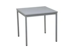 PROREGAL Bürotisch Wolf | Quadratisch | HxBxT 75x60x60 Cm | Grau -Proregal 38c29830 2854 48b6 94dd 8f4f86130e8c
