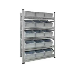 PROREGAL NextGen Schrägbodenregal Für Euroboxen (ohne Boxen) | 5 Fachböden | HxBxT 197x142x40cm | Fachlast 180kg | Verzinkt 13 PROREGAL NextGen Schrägbodenregal Für Euroboxen (ohne Boxen) | 5 Fachböden | HxBxT 197x142x40cm | Fachlast 180kg | Verzinkt -Proregal 3cdc9f86 3ab1 4493 8e32 d0d2714fc8b7