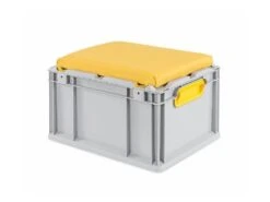 PROREGAL Sitzkissen Für Eurobox NextGen Seat Box | BxT 30x40cm | Gelb | Eurobehälter, Sitzbox, Transportbox, Transportbehälter, Stapelbehälter -Proregal 406ce5c1 6eb6 4277 a7b2 281da39b9342