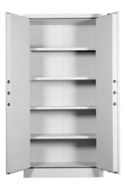 PROREGAL Feuerschutzschrank Shark| 5 Ordernhöhen | HxBxT 195x95x55 Cm | Grau -Proregal 40bc571a abaf 4e03 a1fe be70f9a237d3