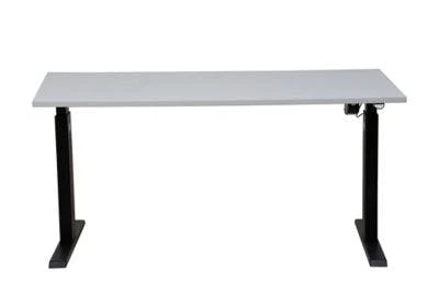 PROREGAL Elektrisch Höhenverstellbarer Schreibtisch Zebra | HxBxT 70-116x160x80 Cm | Schwarz-Buche 7 PROREGAL Elektrisch Höhenverstellbarer Schreibtisch Zebra | HxBxT 70-116x160x80 Cm | Schwarz-Buche – Bild 5