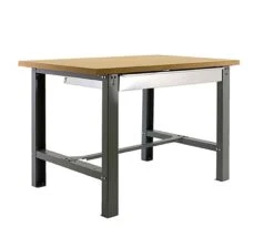 Werkbank Buffalo Wood Mit Schublade | HxBxT 87x150x75cm | Traglast 600kg | Grau