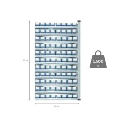 PROREGAL Anbauregal Zum Fachbodenregal Für Regalkästen (ohne Boxen) | 11 Fachböden | HxBxT 197x112x32cm | Fachlast 235kg | Verzinkt 15 PROREGAL Anbauregal Zum Fachbodenregal Für Regalkästen (ohne Boxen) | 11 Fachböden | HxBxT 197x112x32cm | Fachlast 235kg | Verzinkt -Proregal 446e0aa5 1067 48af abc8 75ba923f2c28