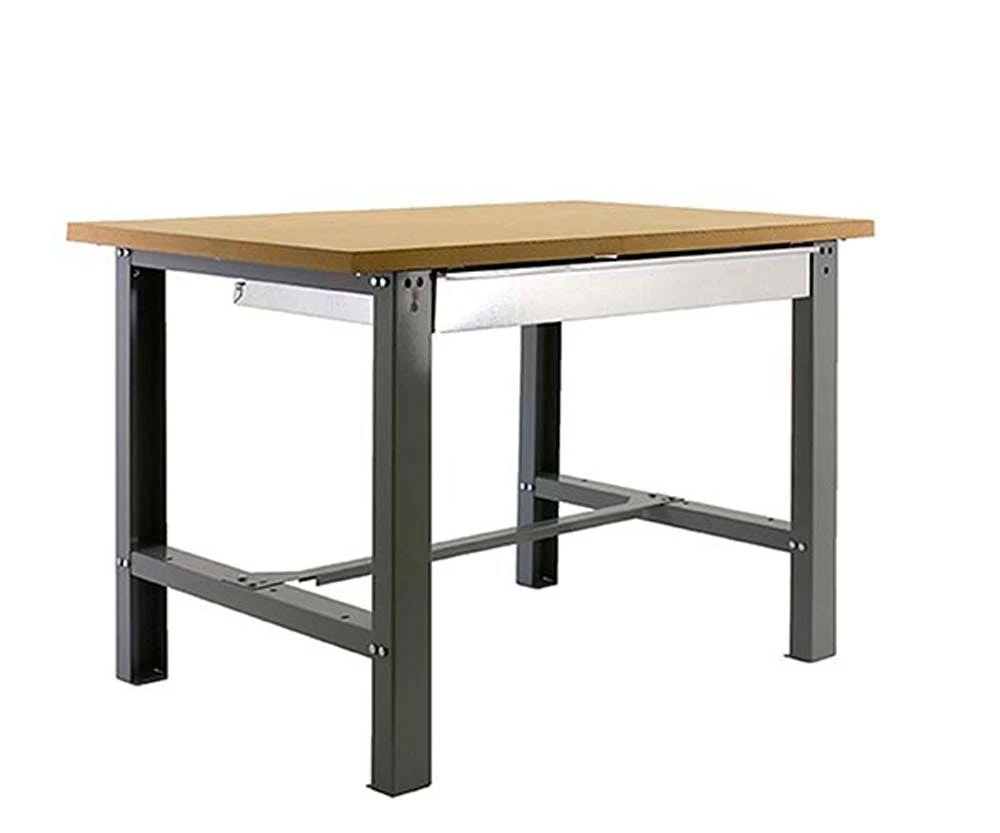 Werkbank Buffalo Wood Mit Schublade | HxBxT 87x120x75cm | Traglast 600kg | Blau 5 Werkbank Buffalo Wood Mit Schublade | HxBxT 87x120x75cm | Traglast 600kg | Blau – Bild 3