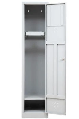 PROREGAL Wäschesammelschrank Raccoon | HxBxT 180x40x50 Cm | Zylinderschloss | Grau 9 PROREGAL Wäschesammelschrank Raccoon | HxBxT 180x40x50 Cm | Zylinderschloss | Grau – Bild 7