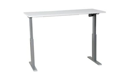 PROREGAL Elektrisch Höhenverstellbarer Schreibtisch Zebra | HxBxT 70-116x180x80 Cm | Silber-Weiß 9 PROREGAL Elektrisch Höhenverstellbarer Schreibtisch Zebra | HxBxT 70-116x180x80 Cm | Silber-Weiß – Bild 7