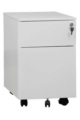 PROREGAL Rollcontainer Lynx | 1 Schublade & 1 Hängeschub| HxBxT 61x40x60 Cm | Weiß 8 PROREGAL Rollcontainer Lynx | 1 Schublade & 1 Hängeschub| HxBxT 61x40x60 Cm | Weiß – Bild 6