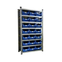 PROREGAL Fachbodenregal Mit 12x Box 3.0 Gelb & 15x Box 4.0 Rot & 9x Box 5.0 Blau | 8 Fachböden | HxBxT 197x112x50cm | Verzinkt 13 PROREGAL Fachbodenregal Mit 12x Box 3.0 Gelb & 15x Box 4.0 Rot & 9x Box 5.0 Blau | 8 Fachböden | HxBxT 197x112x50cm | Verzinkt -Proregal 5beab0a4 1ef0 4d51 91db d3af8a655627