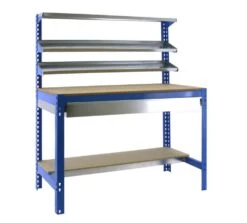 Werkbank Buffalo Mit Schubfächern | HxBxT 84x150x76cm | Traglast 600kg | Blau -Proregal 5d88ffcd 3185 490f bccb 654fcc95067d 1