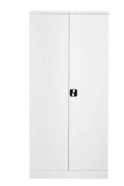 PROREGAL Stahlschrank Bee | HxBxT 195x92x50 Cm | Weiß