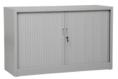 PROREGAL Rollladenschrank Weasel | 2 Ordernhöhen | HxBxT 75x120x46 Cm | Grau 8 PROREGAL Rollladenschrank Weasel | 2 Ordernhöhen | HxBxT 75x120x46 Cm | Grau – Bild 6