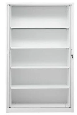 PROREGAL Rollladenschrank Weasel | 5 Ordernhöhen | HxBxT 195x120x46 Cm | Weiß -Proregal 60045813 ec64 4e49 9767 c110d309ae91