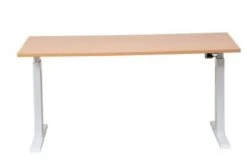 PROREGAL Elektrisch Höhenverstellbarer Schreibtisch Zebra | HxBxT 70-116x180x80 Cm | Weiß-Weiß -Proregal 608fd1df bea8 412f b2e5 255defcb17ee 1