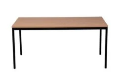 PROREGAL Bürotisch Wolf | Rechteckig | HxBxT 75x120x80 Cm | Schwarz-Buche -Proregal 6249f26d d3ac 420c a561 6853b7b5e407 4