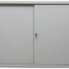 PROREGAL Schiebetürenschrank Ant | 3 Ordernhöhen | HxBxT 109x160x45 Cm | Grau -Proregal 68955030 048a 4610 8bbd 38f43b7b63bd