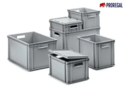 PROREGAL 10x Auflagedeckel Für Eurobehälter | HxBxT 40x60cm | Eurobox, Transportbox, Transportbehälter, Stapelbehälter -Proregal 6cb83d16 8b0f 4136 8994 fa3be9b0bb5d