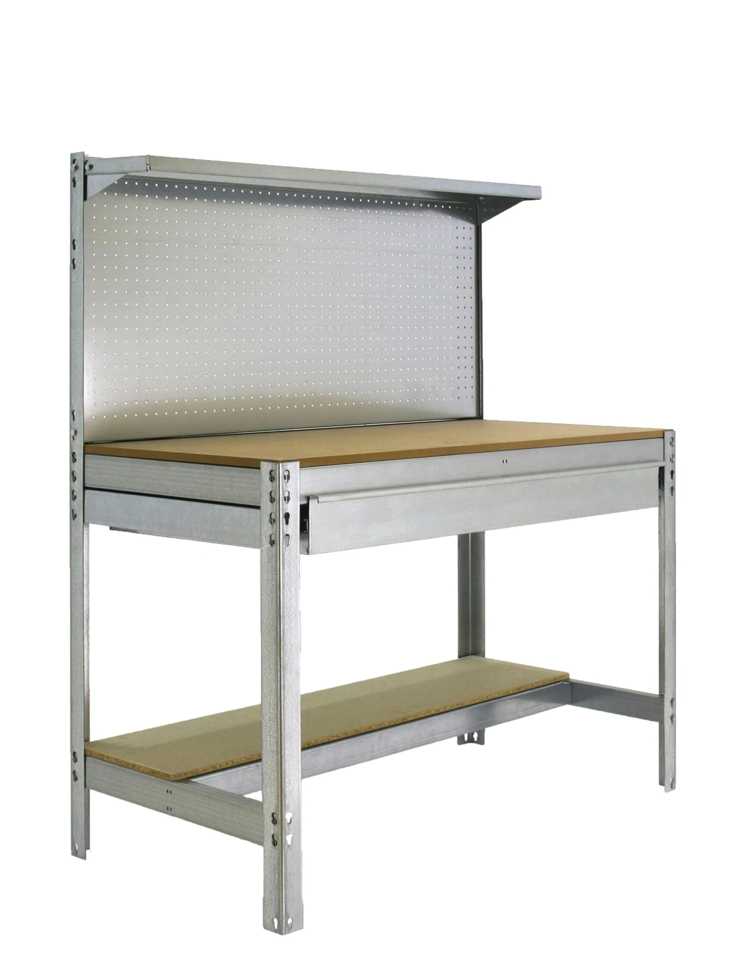 Werkbank Buffalo Mit Werkzeugwand, Schubfach Und Ablage | HxBxT 84x90x61cm | Traglast 600kg | Blau 4 Werkbank Buffalo Mit Werkzeugwand, Schubfach Und Ablage | HxBxT 84x90x61cm | Traglast 600kg | Blau – Bild 2