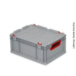 PROREGAL 10x Auflagedeckel Set Eurobox NextGen Mit Schaumstoff Und 4 Rote Schiebeschnappverschlüsse | BxT 30x40cm | Eurobehälter -Proregal 71d5d23f 35c8 451f 90e0 81229eff2359