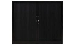 PROREGAL Rollladenschrank Weasel | 3 Ordernhöhen | HxBxT 135x120x46 Cm | Schwarz -Proregal 7279b6be c5fe 44e0 aec5 7900b21195ad 1