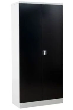 PROREGAL Garderobenspind Seal | HxBxT 195x92x42 Cm | Grau-Schwarz -Proregal 7453969d 37ef 43f6 8cb0 2d1f0d976be9