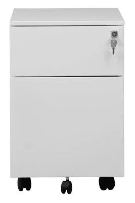 PROREGAL Rollcontainer Lynx | 1 Schublade & 1 Hängeschub| HxBxT 61x40x60 Cm | Weiß 3 PROREGAL Rollcontainer Lynx | 1 Schublade & 1 Hängeschub| HxBxT 61x40x60 Cm | Weiß